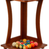 Deluxe 9 Cue Floor Rack - Chocolate Deluxe 9 Cue Floor Rack - Chocolate